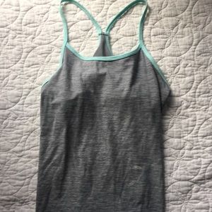 Heather gray tank top